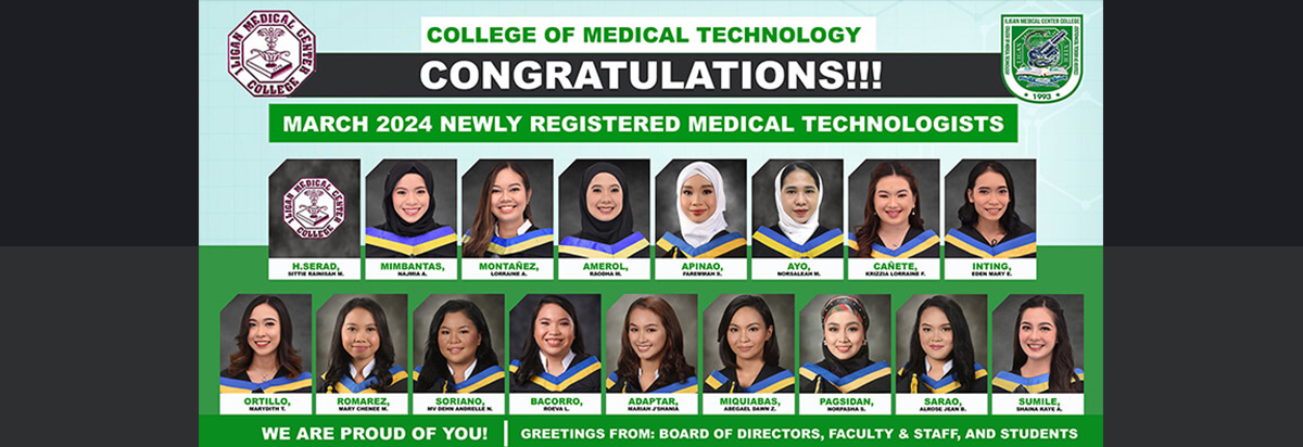 imcc - college of medical technology passers 2024